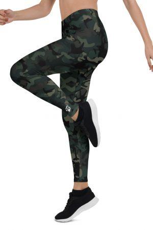 Leggings - Green Camo