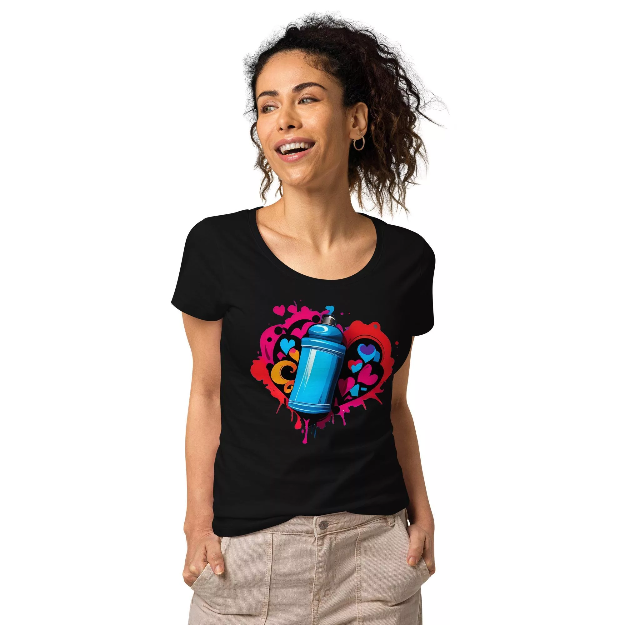 Camiseta orgánica mujer - Graffiti Lovers - Image 3