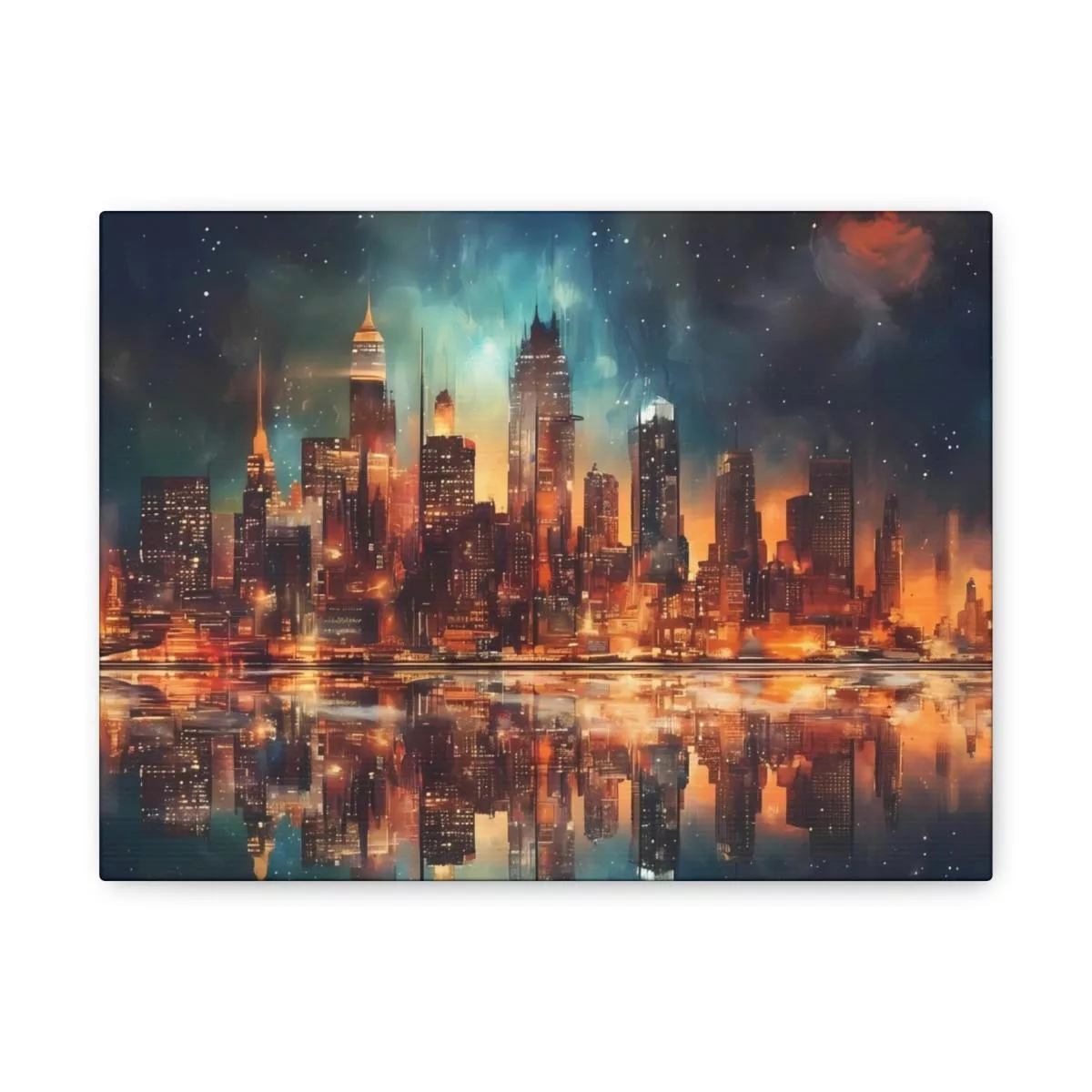 City Skyline - Lienzo Mate, Estirado, 1.25" - Image 11