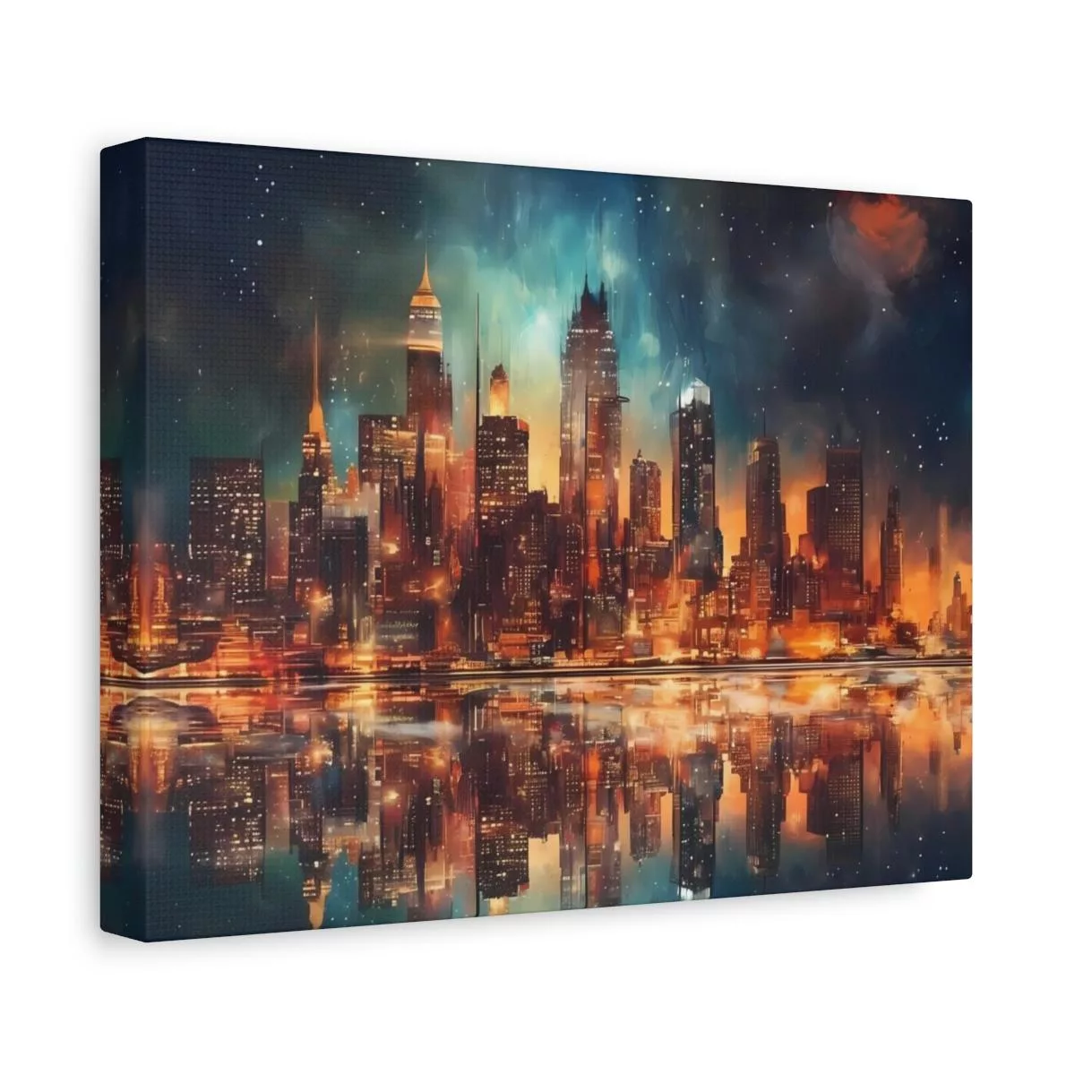 City Skyline - Lienzo Mate, Estirado, 1.25" - Image 12