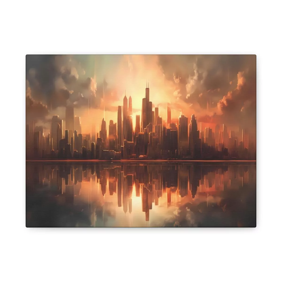 Golden City - Lienzo Mate, Estirado, 1.25" - Image 11