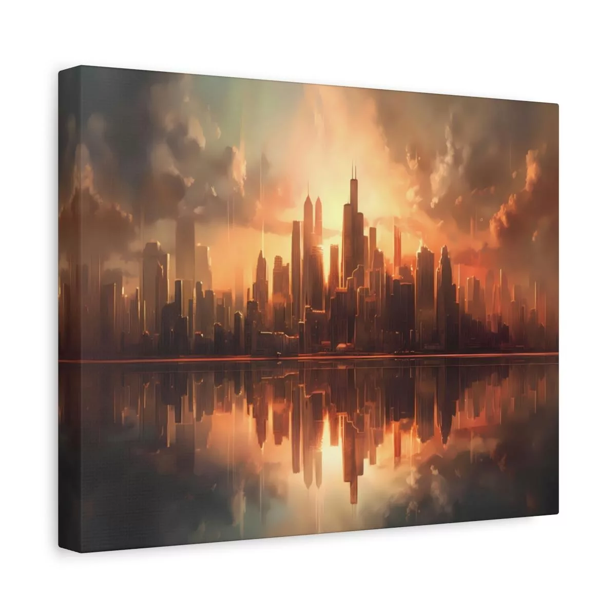 Golden City - Lienzo Mate, Estirado, 1.25" - Image 17