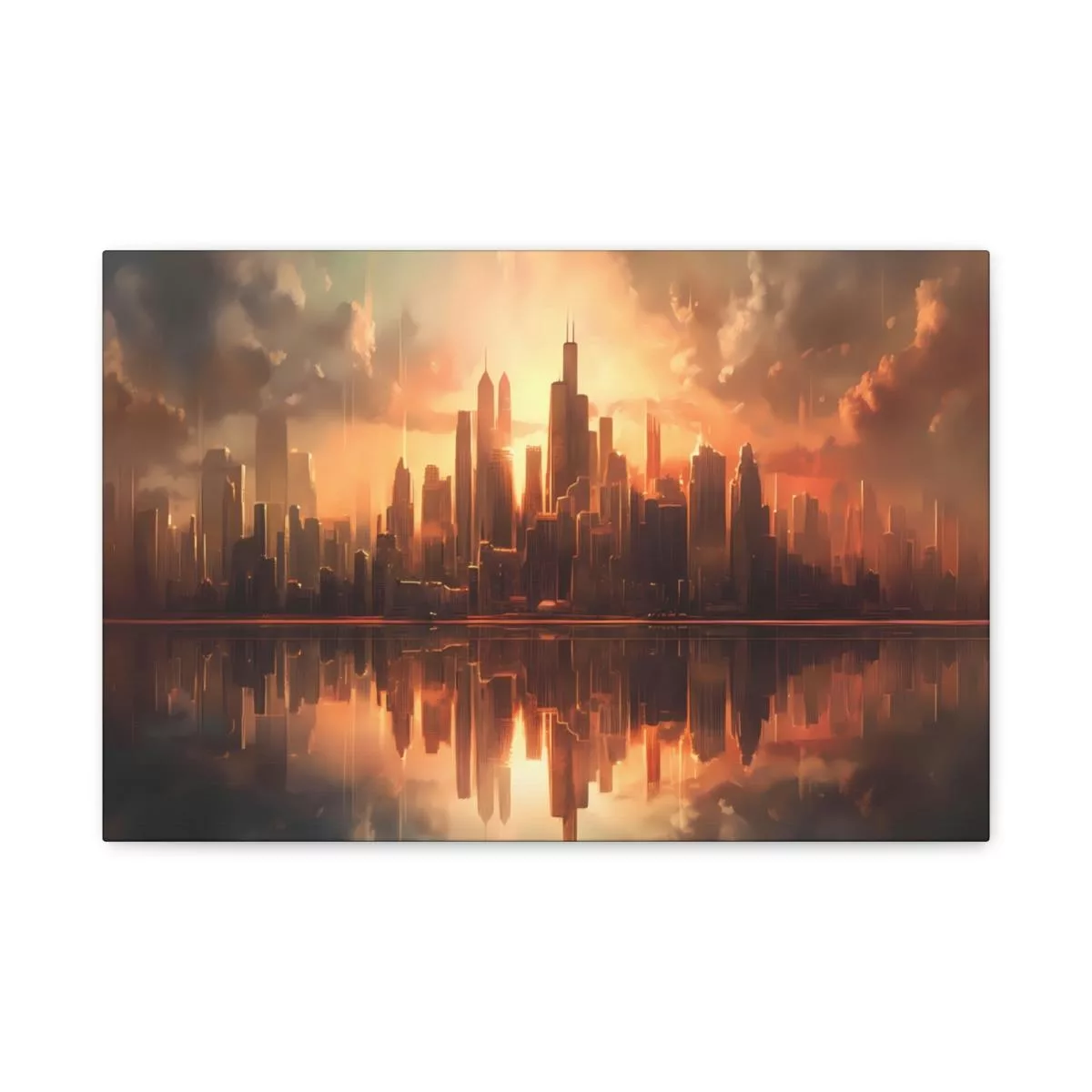 Golden City - Lienzo Mate, Estirado, 1.25" - Image 26