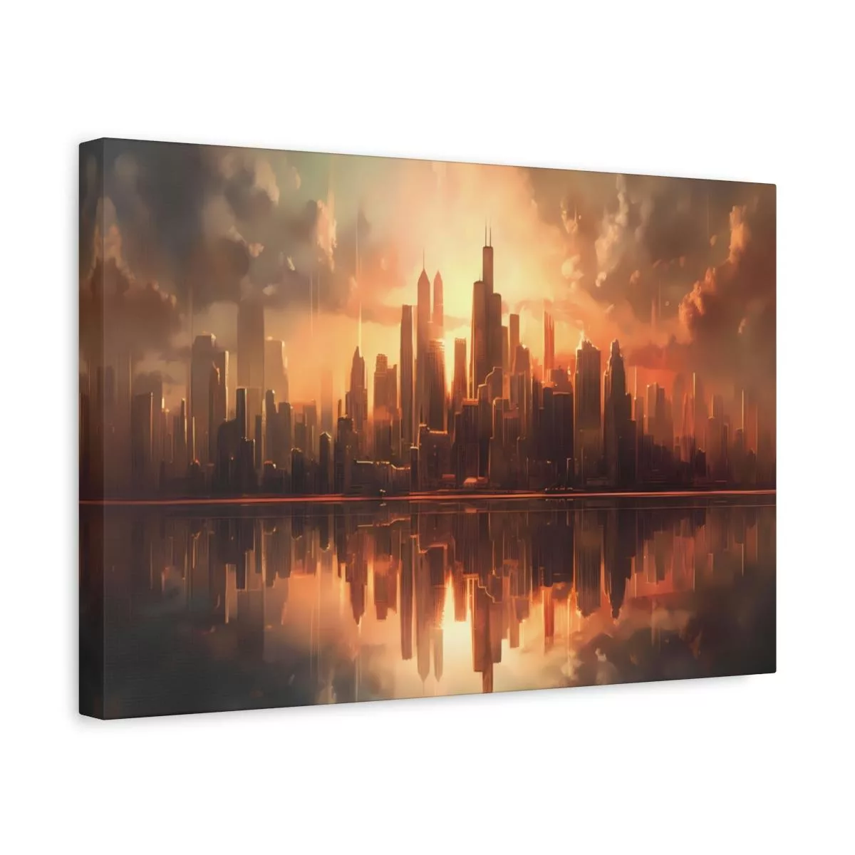 Golden City - Lienzo Mate, Estirado, 1.25" - Image 27