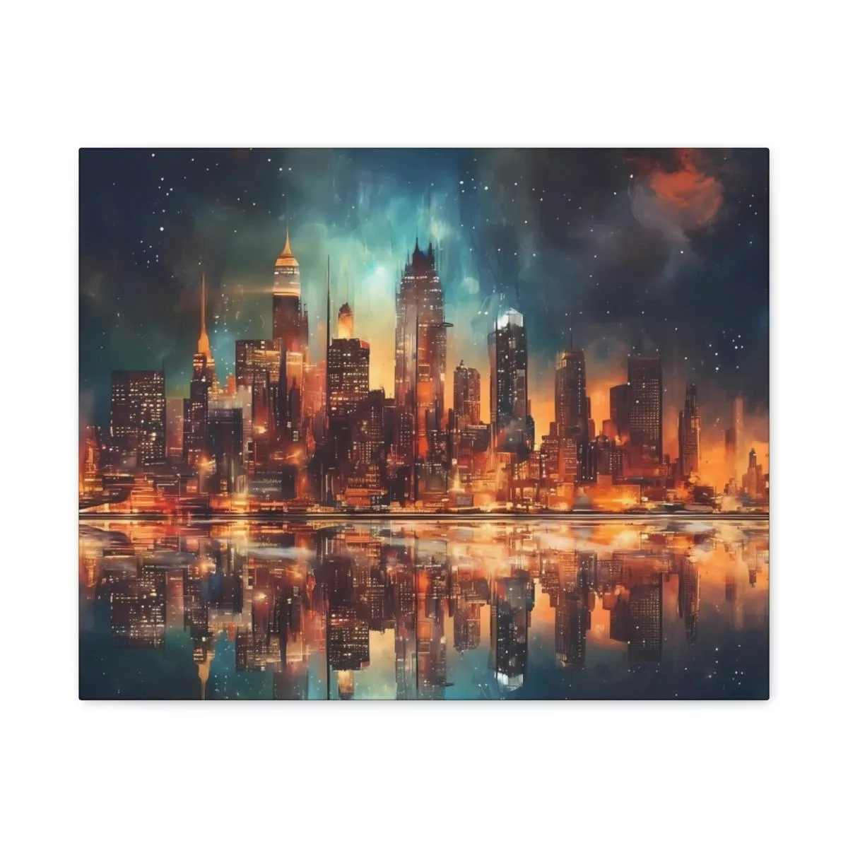 City Skyline - Lienzo Mate, Estirado, 1.25" - Image 31