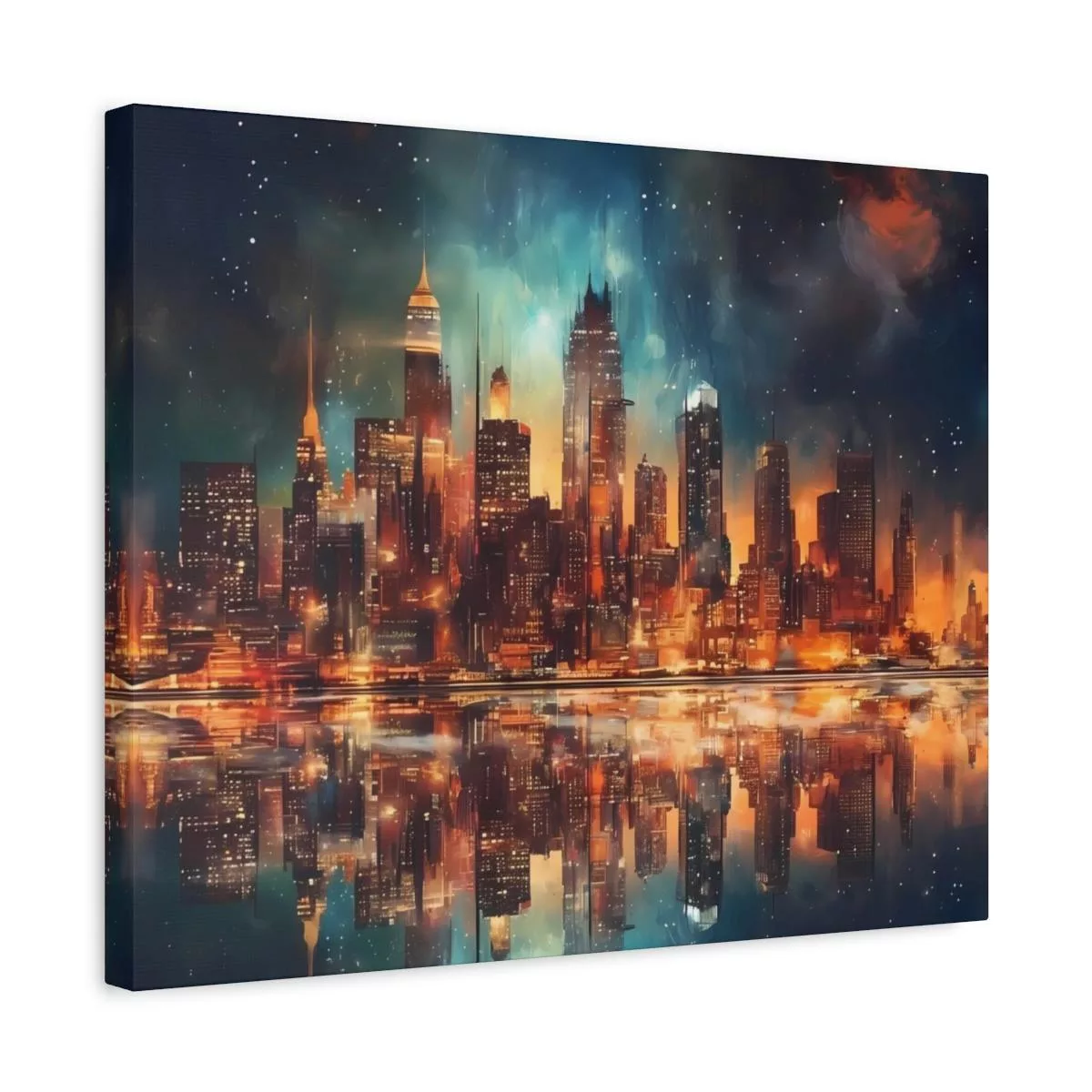 City Skyline - Lienzo Mate, Estirado, 1.25" - Image 32