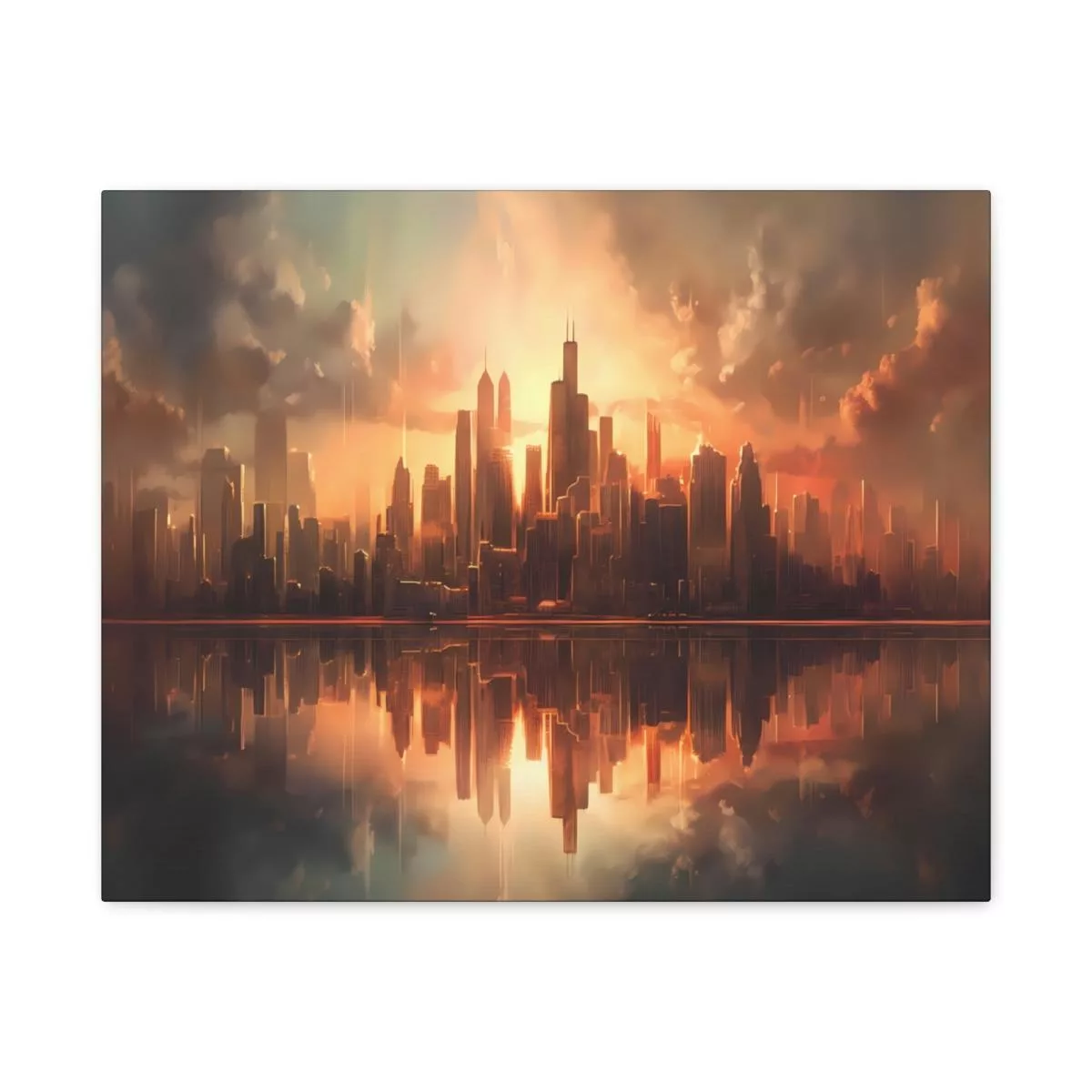 Golden City - Lienzo Mate, Estirado, 1.25" - Image 31