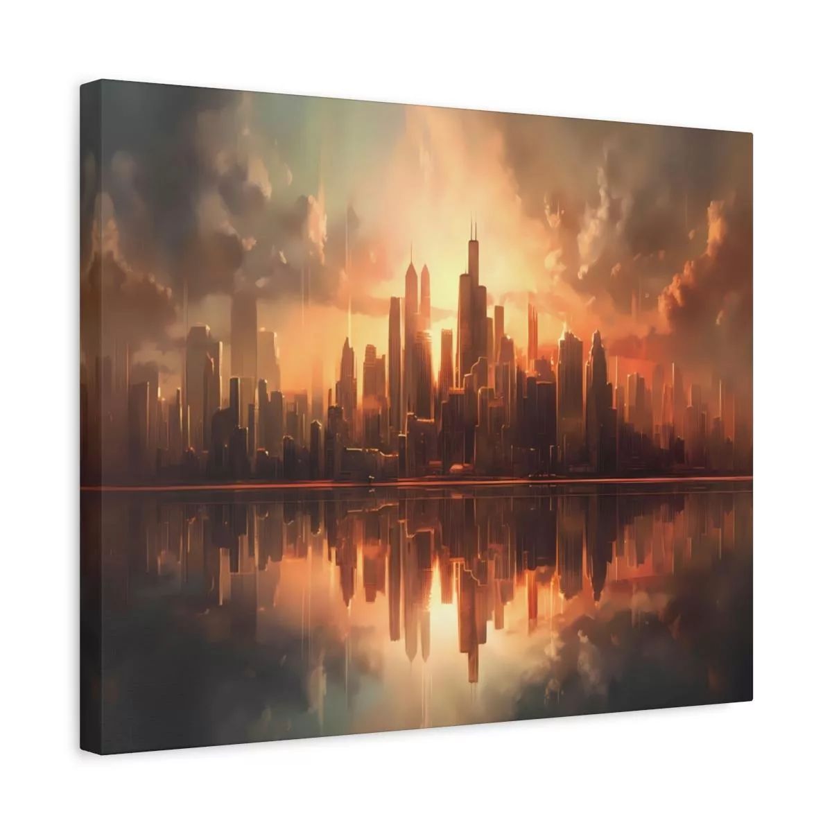Golden City - Lienzo Mate, Estirado, 1.25" - Image 32