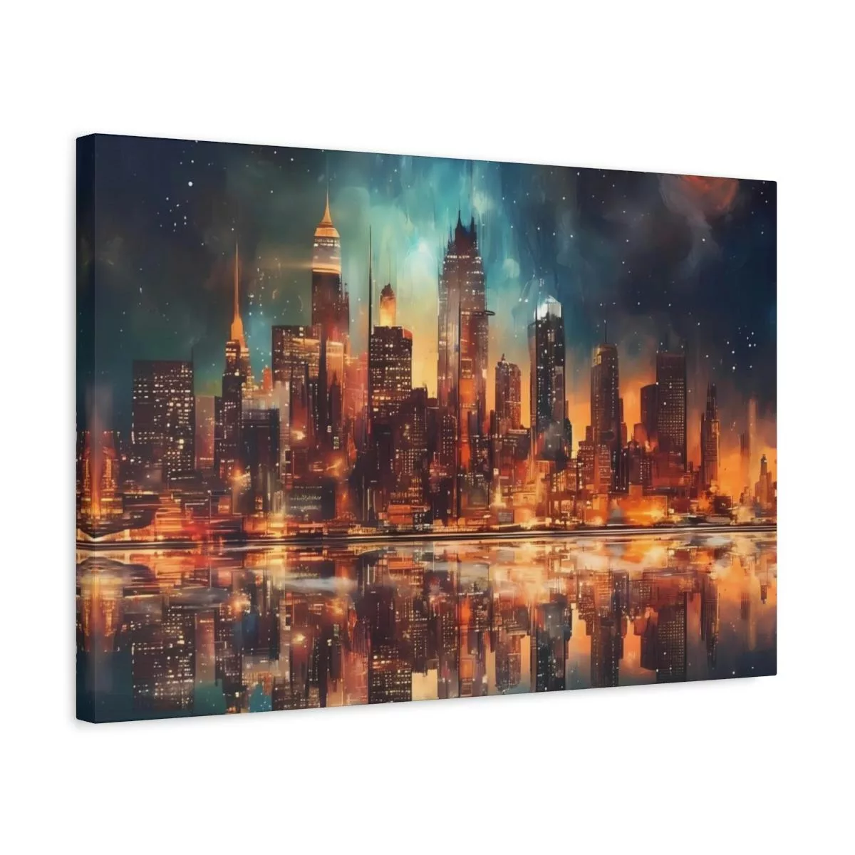 City Skyline - Lienzo Mate, Estirado, 1.25" - Image 37