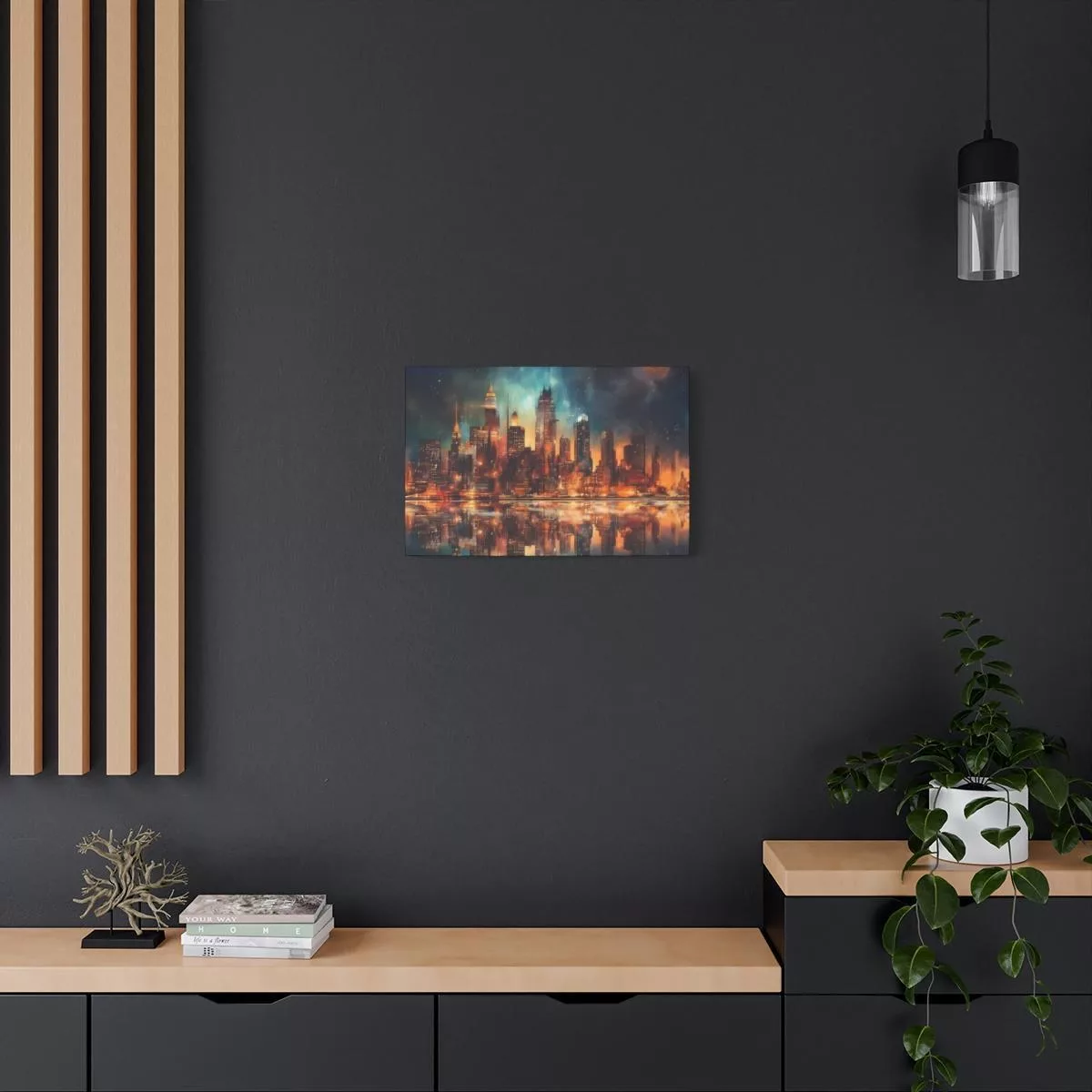 City Skyline - Lienzo Mate, Estirado, 1.25" - Image 39