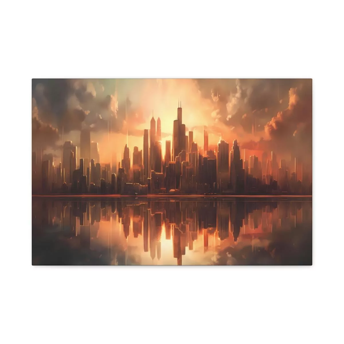 Golden City - Lienzo Mate, Estirado, 1.25" - Image 36