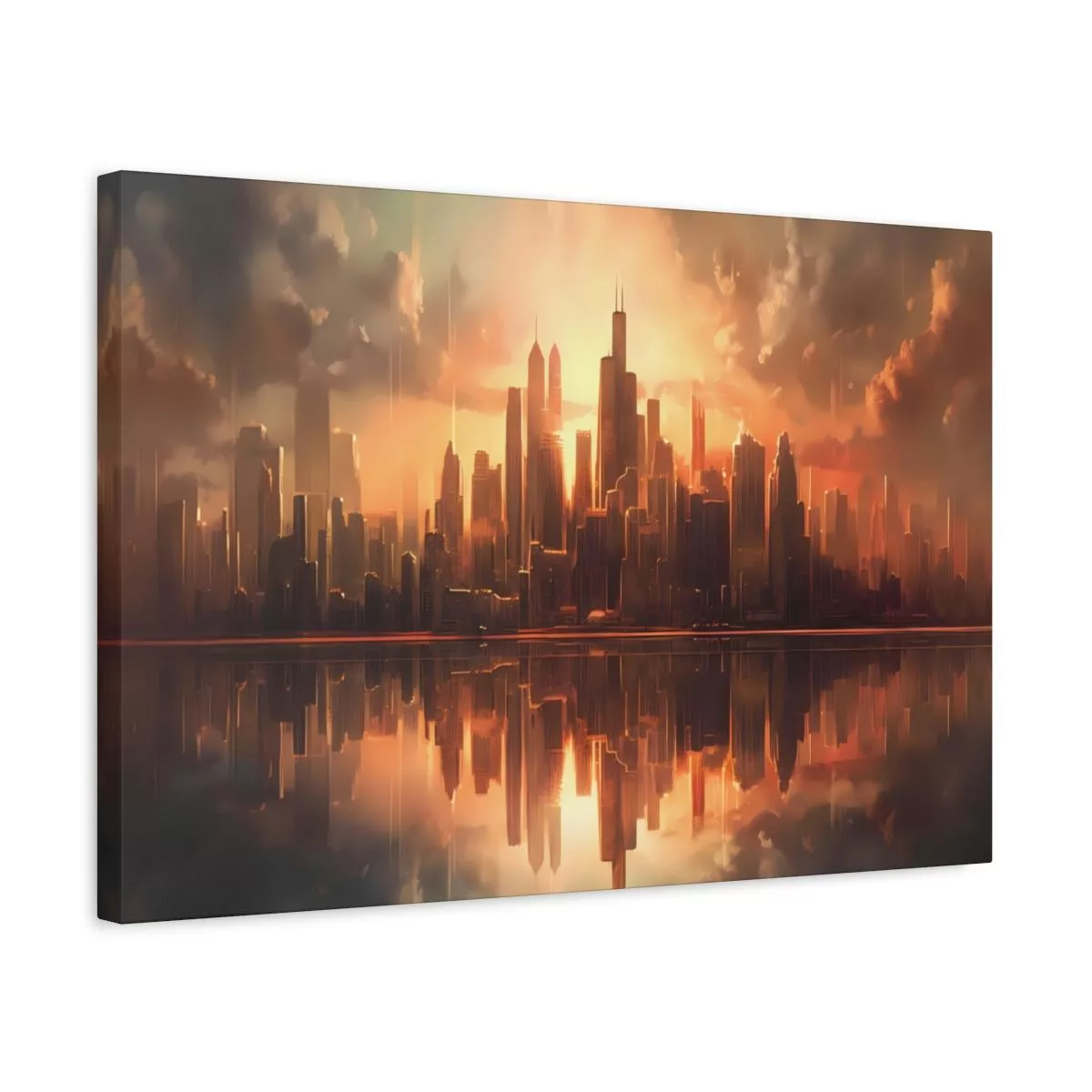 Golden City - Lienzo Mate, Estirado, 1.25" - Image 37