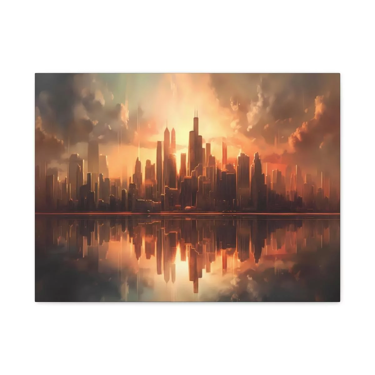 Golden City - Lienzo Mate, Estirado, 1.25" - Image 41