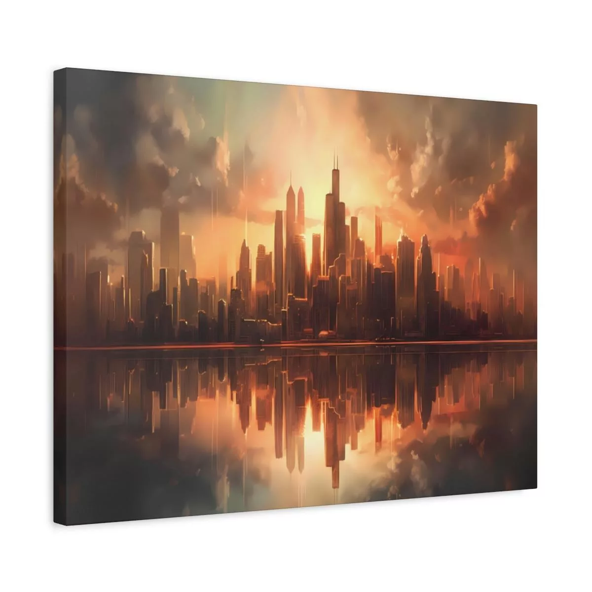 Golden City - Lienzo Mate, Estirado, 1.25" - Image 42
