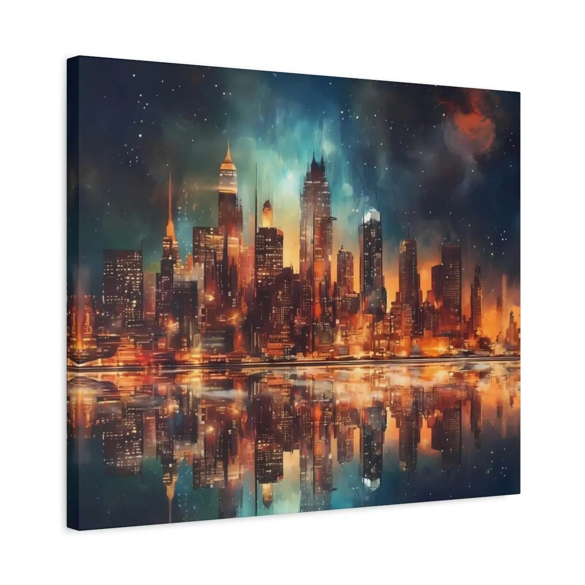 City Skyline - Lienzo Mate, Estirado, 1.25" - Image 47