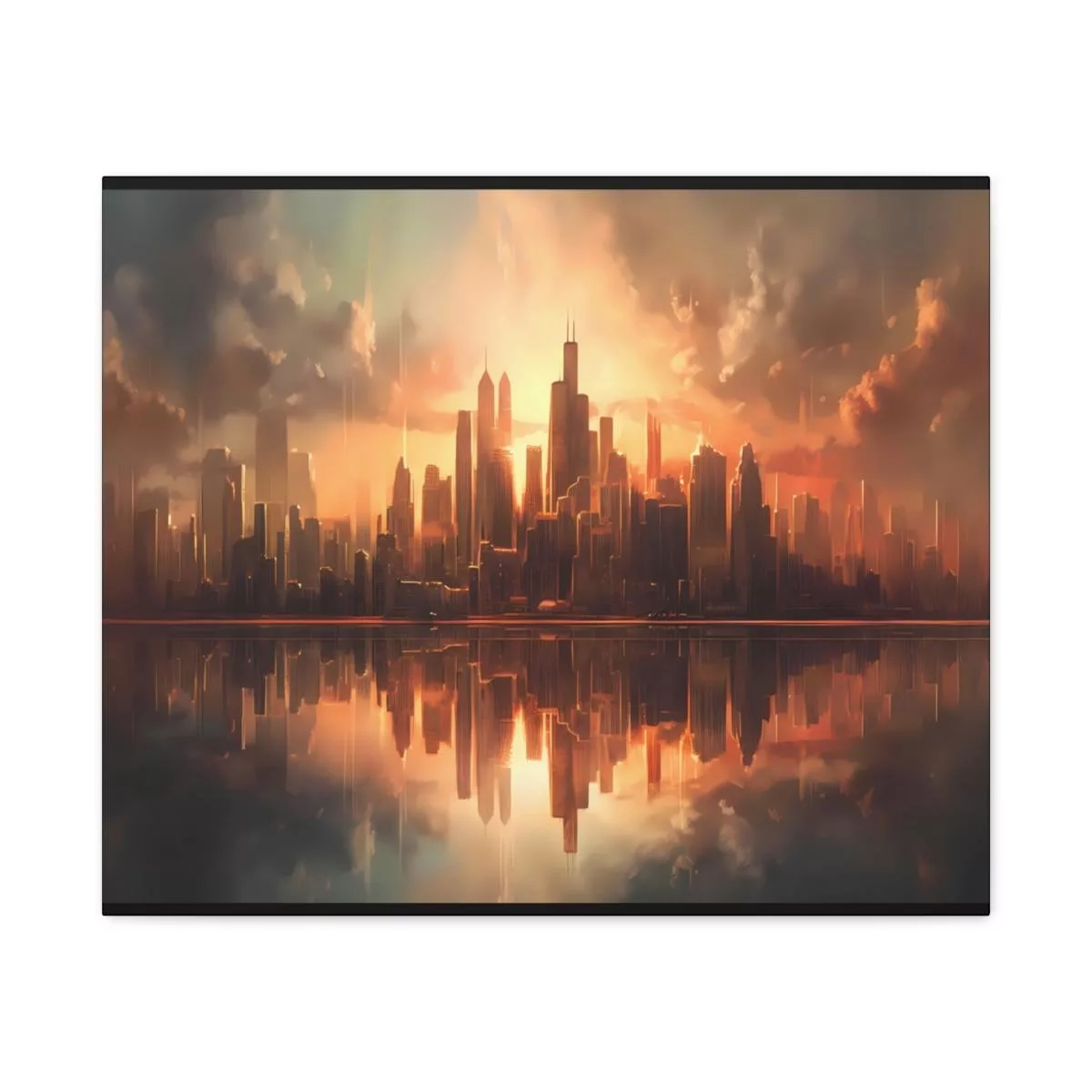 Golden City - Lienzo Mate, Estirado, 1.25" - Image 46