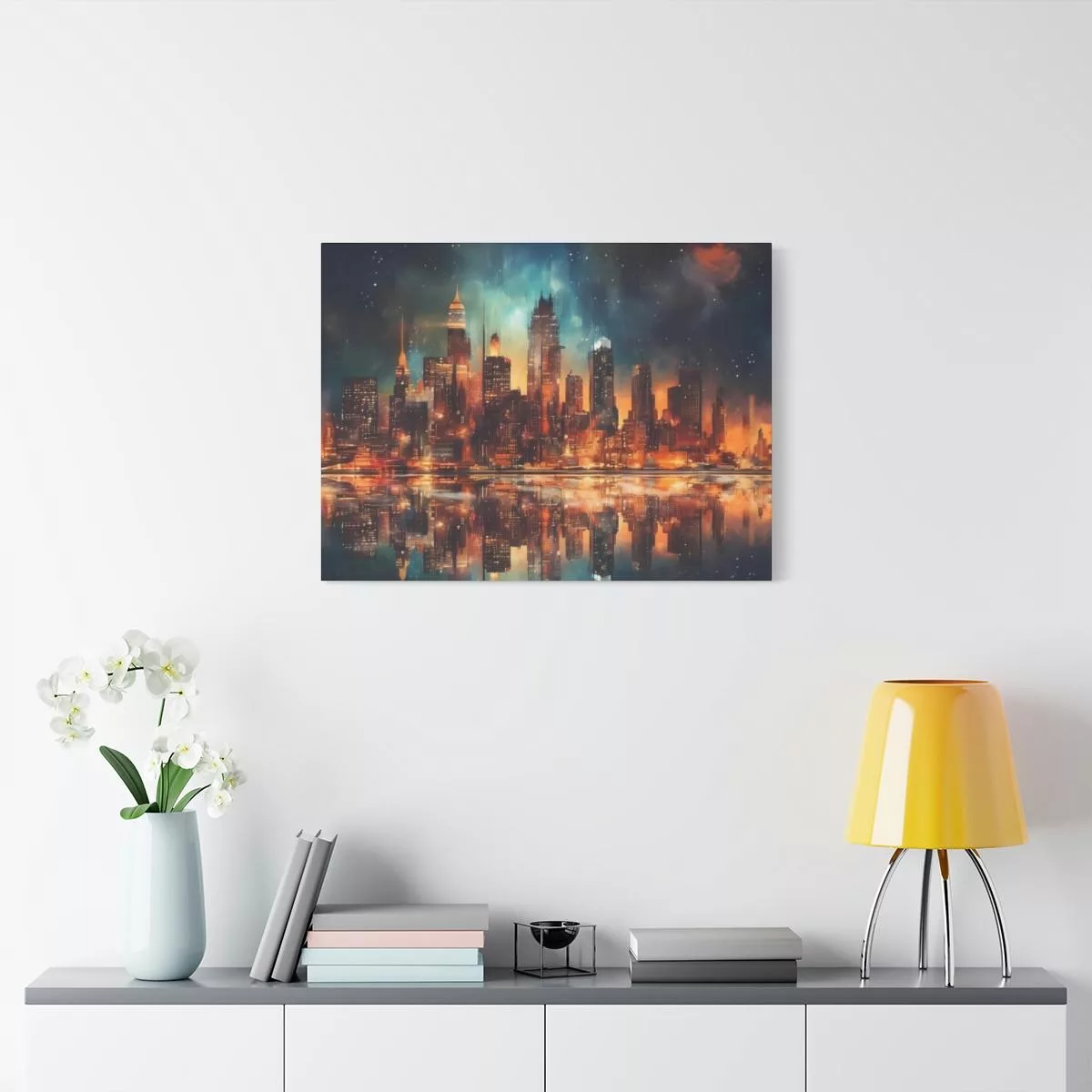 City Skyline - Lienzo Mate, Estirado, 1.25" - Image 53