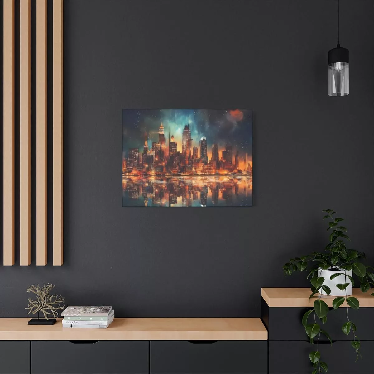 City Skyline - Lienzo Mate, Estirado, 1.25" - Image 54