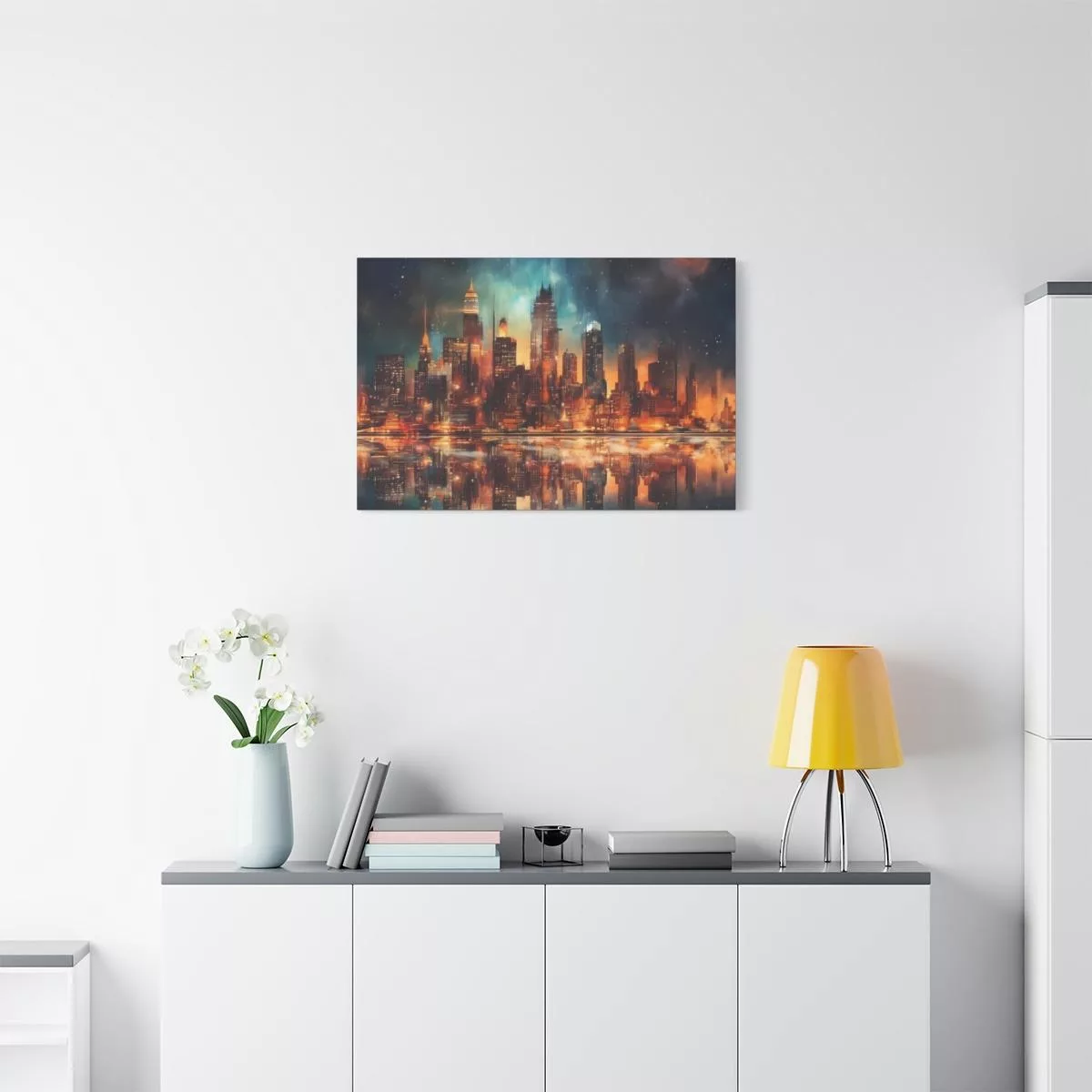 City Skyline - Lienzo Mate, Estirado, 1.25" - Image 58