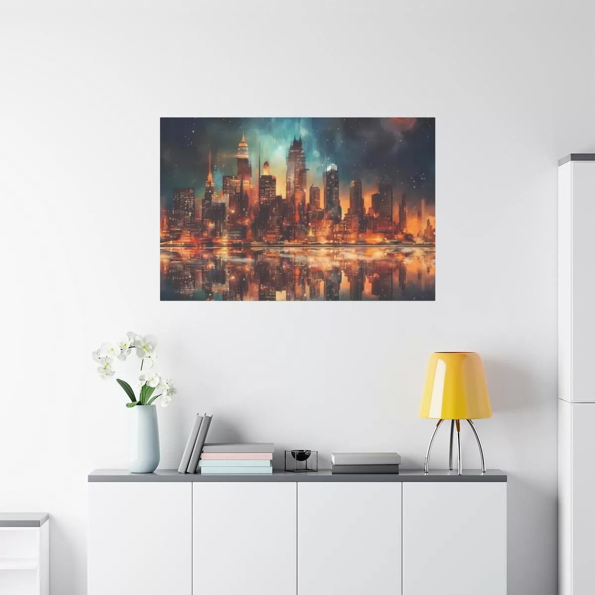 City Skyline - Lienzo Mate, Estirado, 1.25" - Image 8