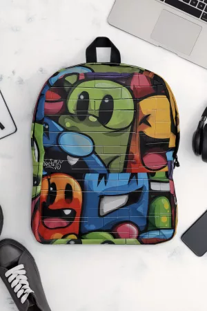 Mochila Graffiti Caras