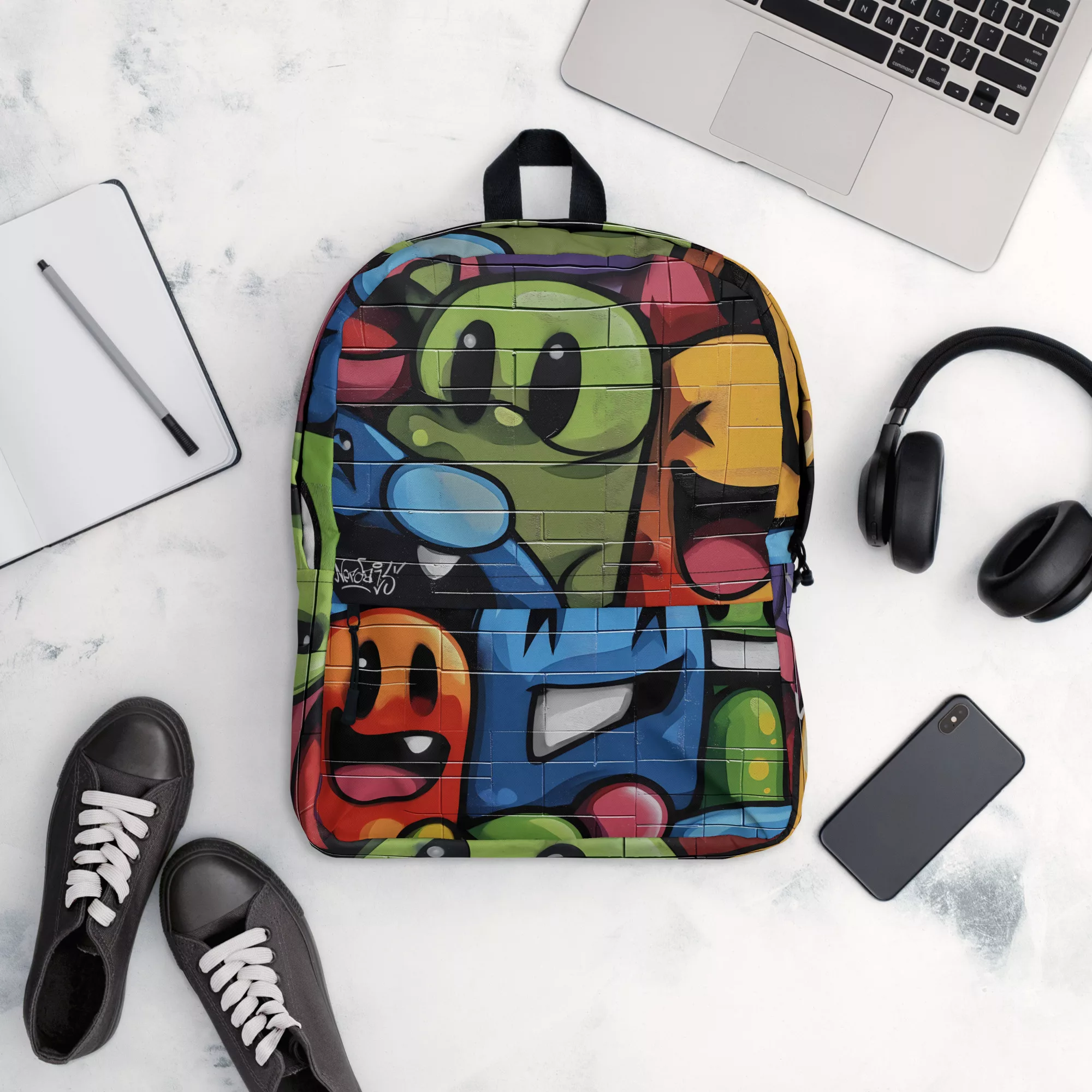 Mochila Graffiti Caras