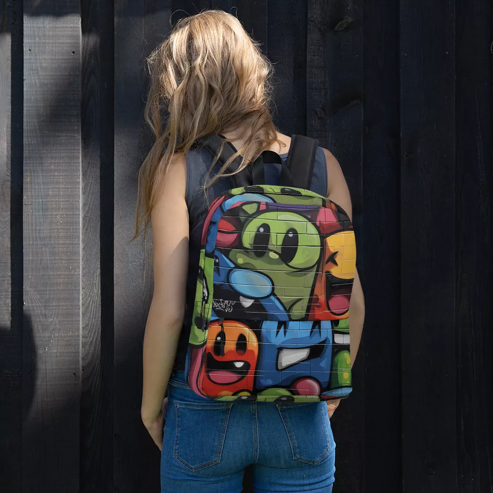Mochila Graffiti Caras - Image 7