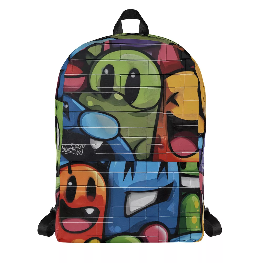 Mochila Graffiti Caras - Image 8