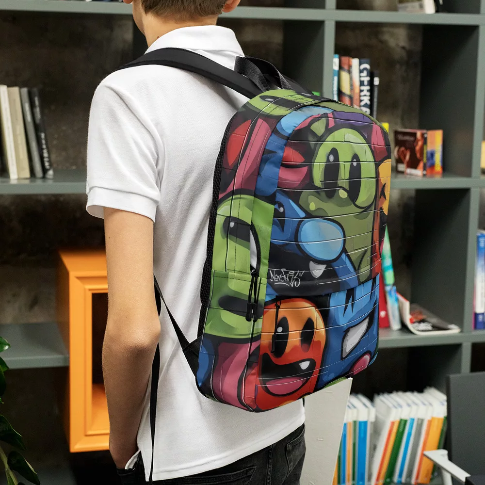 Mochila Graffiti Caras